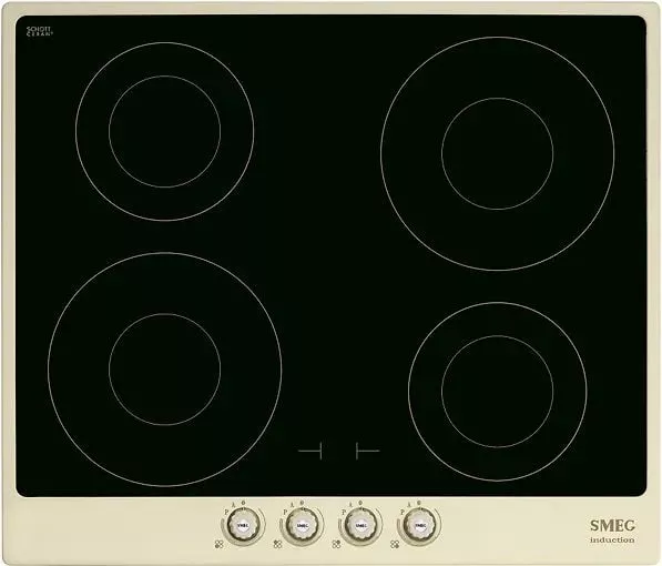 Индукционная плита Smeg Colonial SI764POM, кремовый