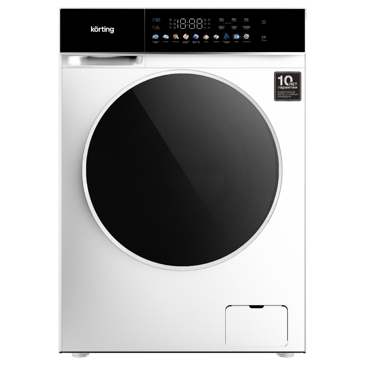 Отдельностоящая стиральная машина с сушкой Korting KWD 60DS12106 RU