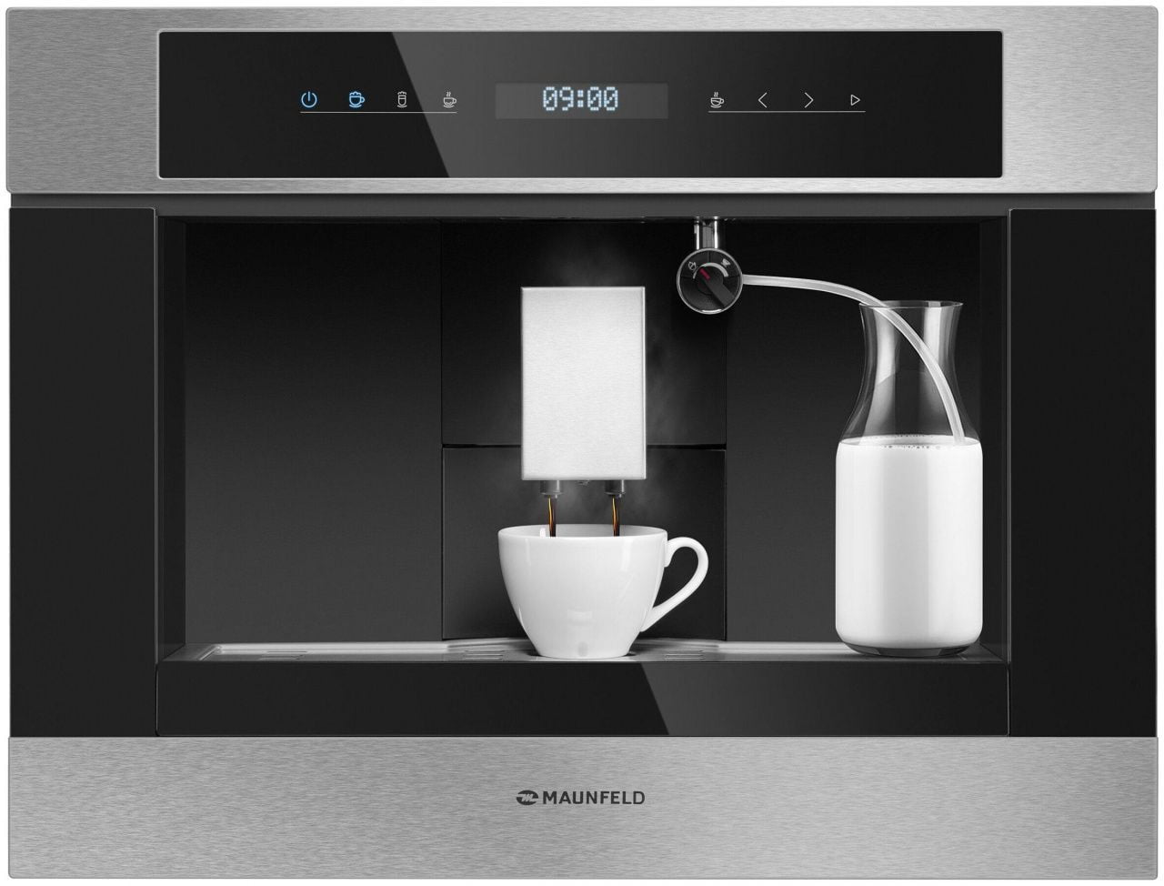 Кофемашина встраиваемая MAUNFELD AMCM1503S RU, серая